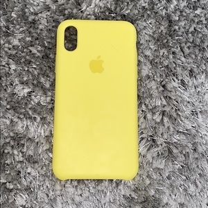 yellow iphone x case